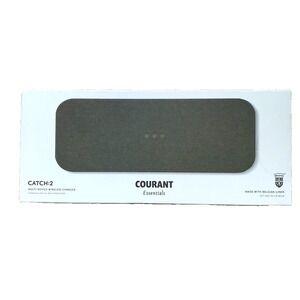 NEW COURANT CATCH 2 Charger Linen Charcoal Multi Device Wireless‎ -SEALED